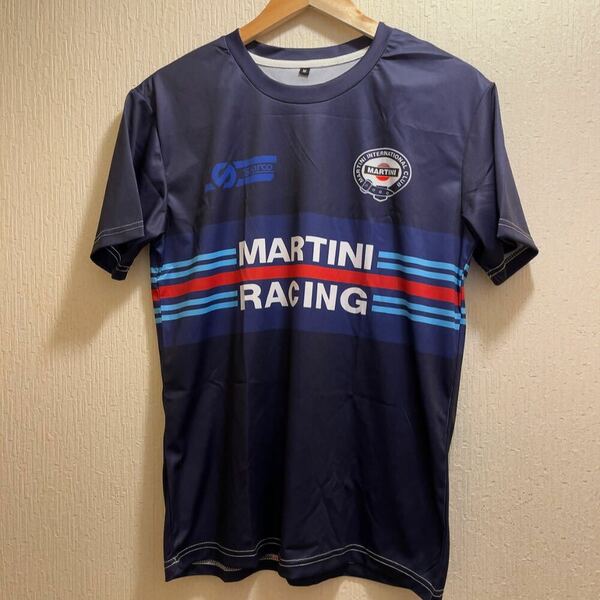 新品★ブルー★MARTINI RACING★Tシャツ★ユニセックス★M半袖 ブルー Tシャツ 