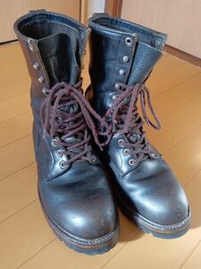 レッドウィング RED WING　ロガーブーツ　2218 8 1/2D 26.5cm 黒 茶芯　カスタム済