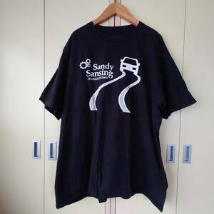 サンディサンシングSandySansing 古着　半袖Tシャツ ノーブランド XL相当 colorブラック　　954-6H1408