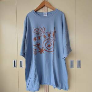 GILDAN ギルダン アメリカンブランド古着 メンズ半袖Tシャツ【サイズ2XL】　colorスカイブルー コットン　696-6E1402