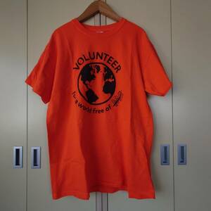 GILDAN　ギルダン 【アメリカンブランド古着】メンズ オレンジ 半袖Tシャツ М コットン 125-4D2206