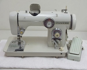 755▽JANOME/ジャノメ ミシン MODEL 672 フットペダル付