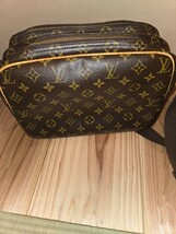  LOUIS VUITTON ルイヴィトン ショルダーバッグ リポーターPM モノグラム ブラウン_画像3