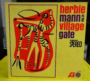 LP/ATLANTIC ハービー・マン Herbie Mann『AT THE VILLAGE GATE』（ベン・タッカー、ハグード・ハーディ、レイ・マンティラ他）