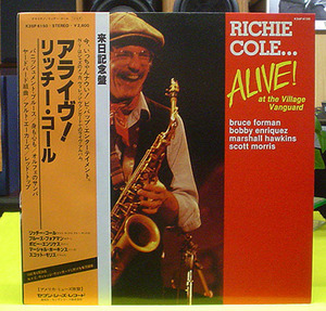 LP/SEVEN SEAS(KING) リッチー・コール Richie Cole『アライヴ！』（ボビー・エンリケス、ブルース・フォアマン、スコット・モリス他）