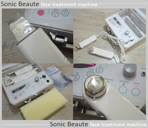 ★プロ業務用 超音波マッサージ 美肌スキン スクライバー毛穴洗浄 イオン導入 美顔器 Sonic Beaute エステ美容器 コスメ/収納ケース型③