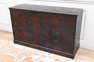 IP21. after .. furniture zelkova zelkova -ply thickness metal fittings arrangement chest of drawers chest Western-style clothes dance costume chest of drawers drawing out storage cabinet peace modern sideboard 