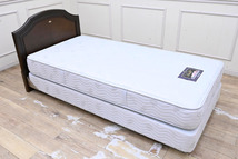 GQ091 世界が認める一流メーカー シモンズ ビューティーレスト シングルベッド 寝具 ポケットコイル セミダブルも同時出品_画像1