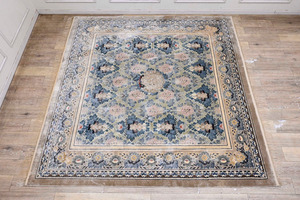 Art hand Auction DQ33 Large size handmade hand-woven silk dantsu carpet rug width 264 x 244cm (including tassels), furniture, interior, carpet, Rugs, mat, Carpets in general