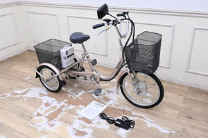 GQ01 超美品 使用少 エンドウ商事 ラクッカル 電動アシスト自転車 三輪自転車 三輪車 X-RKK00