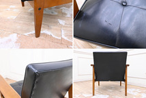 DQ312 オールド カリモク Kチェア 1シーター アームソファ 椅子 一人掛け シングルチェア ビンテージ 各単品にて出品_画像6