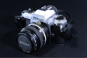 IO2546 mania place warehouse goods long-term keeping goods Nikon NIKON FG 50mm f1.4 camera 