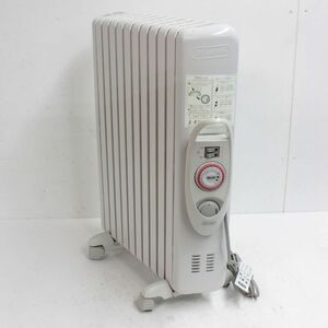 [動作OK] DeLonghi デロンギ オイルヒーター TRS1015ECF L字薄型10枚フィン 24時間電子タイマー