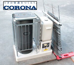 [動作OK] CORONA コロナ 半密閉石油ストーブ SV-151BS ストーブ 暖房 灯油 煙突式 タンク容量15.5L ケーブル傷みあり 2002年製 (4)
