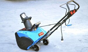 [動作OK]Snow Devil 小型除雪機 SNOW THROWERS ブルー 海外仕様 電動 AC200V