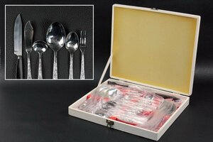 [ unused goods total 22 point set ] cutlery set made of stainless steel knife fork Pooh n butter knife shuga- ladle 