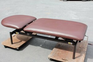  takada bed manual going up and down reclining bed Brown L1850xW720xH450~850mm massage integer body ②