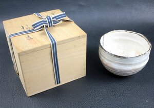 浅見 与し三 与志三 茶碗 茶道具 陶磁器 共箱あり 共箱 骨董品 箱付 レトロ アンティーク コレクター