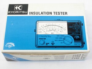 [動作OK] KYORITSU INSULATION TESTER 2レンジ小型絶縁抵抗計 MODEL 3146 電気計測器 直流 交流 抵抗計 電圧計 50V/100V (2)