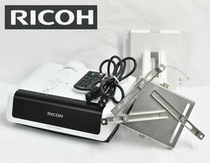 [ работа OK] RICOH Ricoh стол край проектор PJWX3351N лампа час 200H подвесной металлические принадлежности имеется 