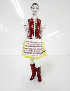 HOLLOHAZA ホロハーザ ハンガリー フィギュリン 全高30cm 陶器人形 民族衣装 [二本松店]