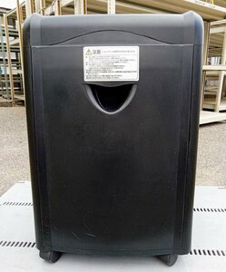 [ operation OK] Sanwa Supply paper &CD shredder 400-PSD017 100V 2106 year made with casters .[ west ... shop ]