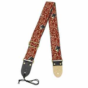  Aria guitar strap cat * Tang . pattern red SPS-2400KA-RD