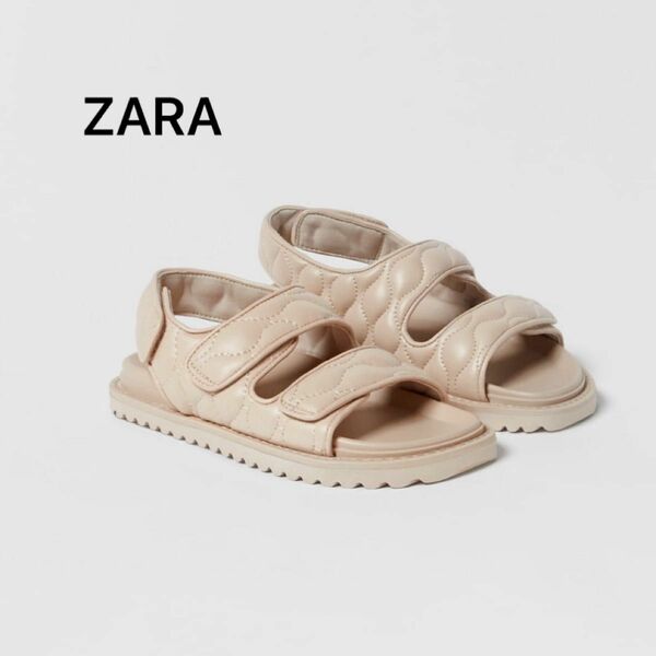 サンダル　キルティング　ZARA ザラ