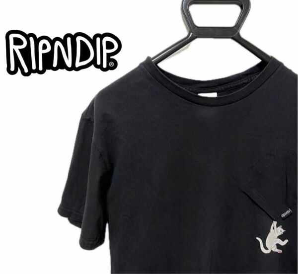 【RIPNDIP】　リップンディップ　Tシャツ　Mサイズ　黒色