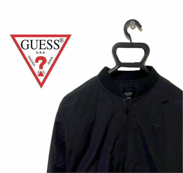 【GUESS】　ゲス　 ナイロン　ブルゾン　ジャケット　Sサイズ