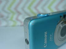 Canon IXY DIGITAL 110IS ブルー 動作品 1000万画素CCD 光学ファインダー搭載 充電器,バッテリー付き 送料込み_画像8