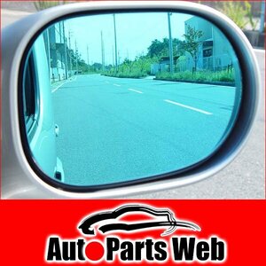  the cheapest! wide-angle dress up side mirror ( light blue ) Mercedes Benz E Class (W210) 95/10~00 left steering wheel car autobahn 