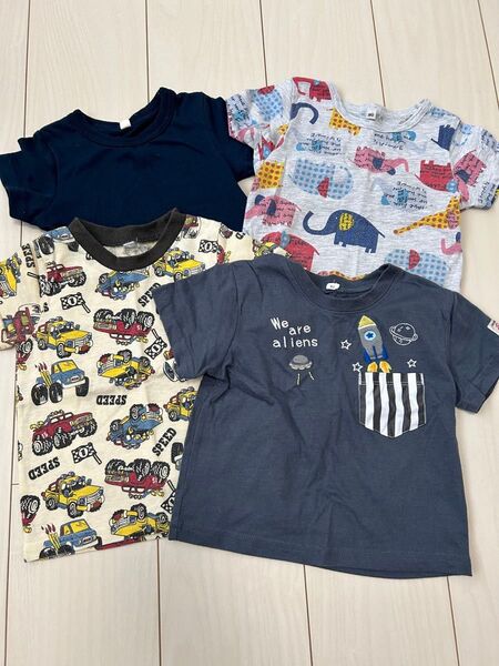 90cm 半袖Tシャツ 4枚セット