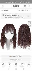 ヘアトップピース ソバージュ 部分ウィッグ つむじ付き ヘアピース 前髪ウィッグ 