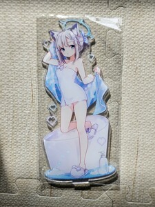 [ Korea komike] blue archive white ko( bathrobe ) acrylic fiber stand ila start fes