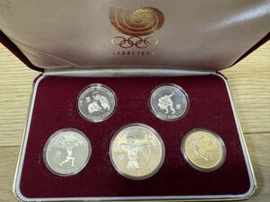 プルーフ　記念コイン　1988年 SEOUL ソウル オリンピック オフィシャル 記念硬貨 銀貨10000ウォン/5000ウォン/2000ウォン/1000ウォン