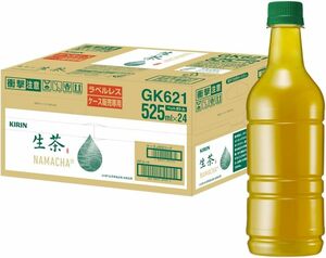  green tea 525ml LAKURASHI(laklasi) giraffe raw tea tea PET bottle 525ml 24ps.@ label less green tea 