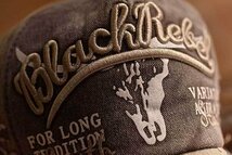 BLACK REBEL ダメージ加工 Vintage キャップ 帽子 メンズ レディース 9009978 7994855 D-4 カーキ 新品 1円 スタート_画像4