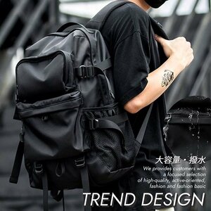 [ lacquer black. black ] rucksack men's lady's rucksack backpack Day Pack bag water-repellent light weight multifunction 7988247 black new goods 