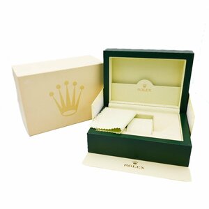 1円 ROLEX CASE ロレックスケース 時計用 空箱 BOX M 内箱 外箱 39139.04 緑 モスグリーン 付属品 ウォッチケース 348920240507