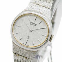 1円 稼動 SEIKO セイコー 16-5350 レディースウォッチ QZ クオーツ シルバー 銀文字盤 SS 女性用 腕時計 ラウンド ブランド 316220240423_画像1