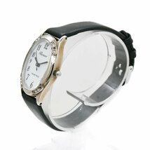 1円 稼働 CITIZEN シチズン Riviere リビエール E031-S022495 オーバル ソーラー QZ クオーツ 白文字盤 腕時計 レディース 36820240423_画像2