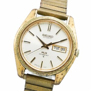 1円 稼働 KING SEIKO KS キング セイコー HI-BEAT ハイビート 5626-7000 メダリオン AT 自動巻き 銀文字盤 腕時計 メンズ 378320240521