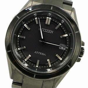 1 jpy operation beautiful goods box / written guarantee / koma 3 attaching CITIZEN Citizen ATTESA ACT Line Atessa radio wave CB3035-72E/H128-001R704 QZ wristwatch 340020240507