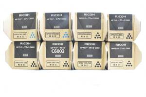  unused RICOH original toner C6003 2 color 8ps.@( Cyan ×2 / black ×6) Ricoh IT514FQMGFPG-YR-N20-byebye