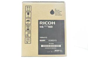  unused RICOH original ink type 400 black 1000ml 5 pcs set 1 boxed Ricoh ITSDF5L95MC0-YR-N01-byebye