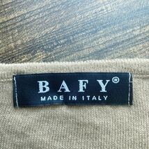 イタリア製 BAFY バフィー BEAMS 別注 コットン サマーニット 半袖 Tシャツ カットソー size.不明(L程度) ベージュ ブラウン_画像6