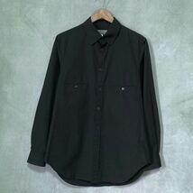 Yohji Yamamoto POUR HOMME ヨウジヤマモト プールオム コットン ダブルポケット オーバー シャツ size.2 (M) ブラック 型番.HR-B30-053_画像1