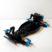 ハ25【80】1円～ タミヤ 電動RCカー ラジコン DT-02 シャーシ モーター ジャンク_画像1