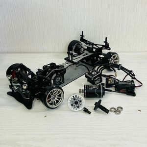 TR2【140】1円～D-LIKE Re-R HYBRID RWD 1/10 ＆ プロポ サンワ M12S まとめセット ラジコン RC シルビア バッグ付属